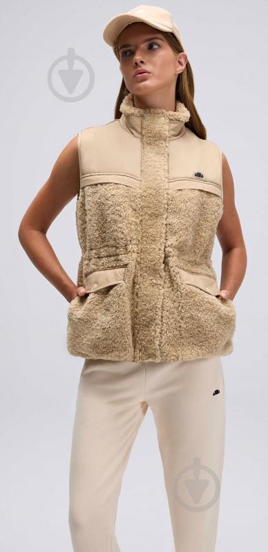 Жилет Ellesse EF545-BEIGE р.S бежевый - фото 1 Жилет Ellesse EF545-BEIGE р.S бежевый - фото 1