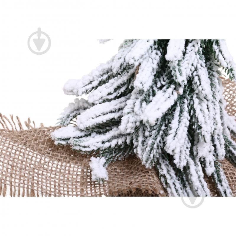 Елка декоративная Koopman Xmas Tree with Snow 24 см GR9000010 - фото 2