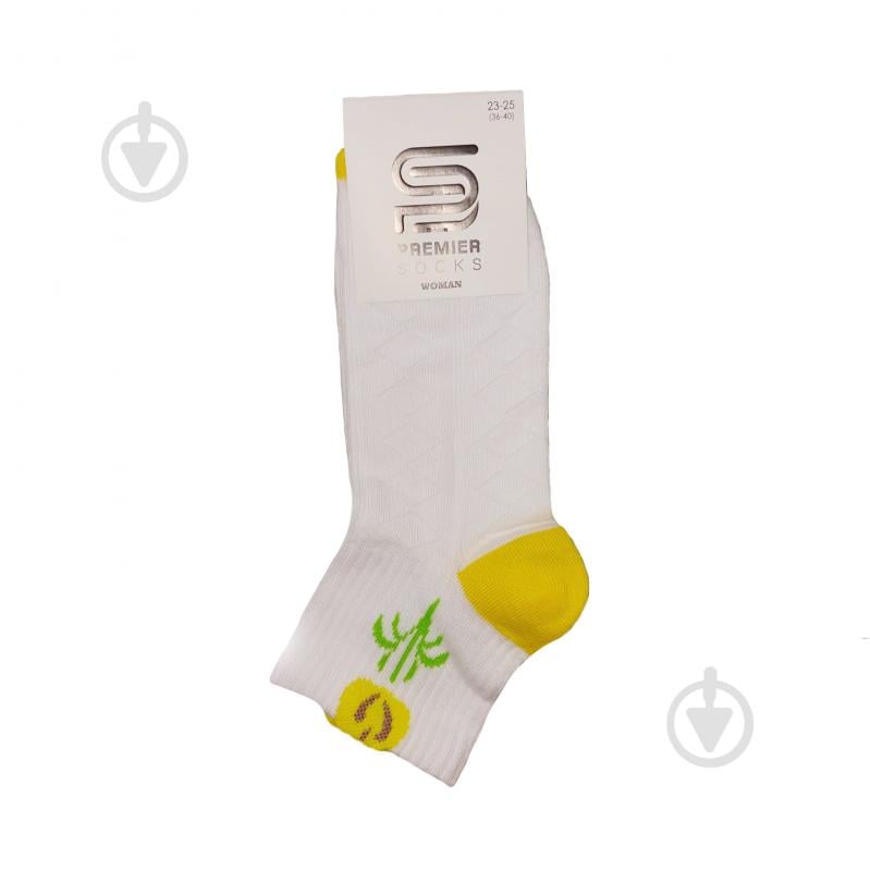 Носки женские Premier Socks ажурные с цветком р.23-25 белый - фото 1