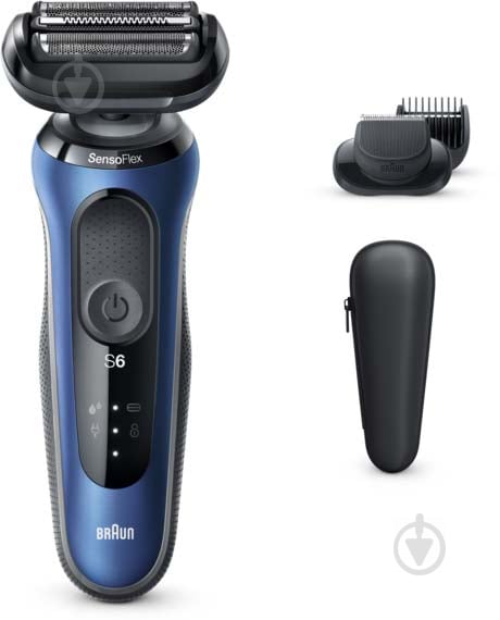 Электробритва Braun Series 6 60-B1500s BLUE / BLACK - фото 2