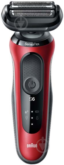 Электробритва Braun Series 6 60-R1200s RED / BLACK - фото 1