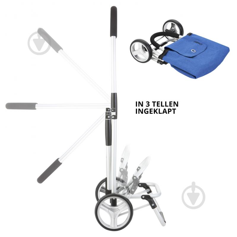 Сумка-тележка ShoppingCruiser Foldable 40 Blue 40 л синий - фото 7 Сумка-тележка ShoppingCruiser Foldable 40 Blue 40 л синий - фото 7