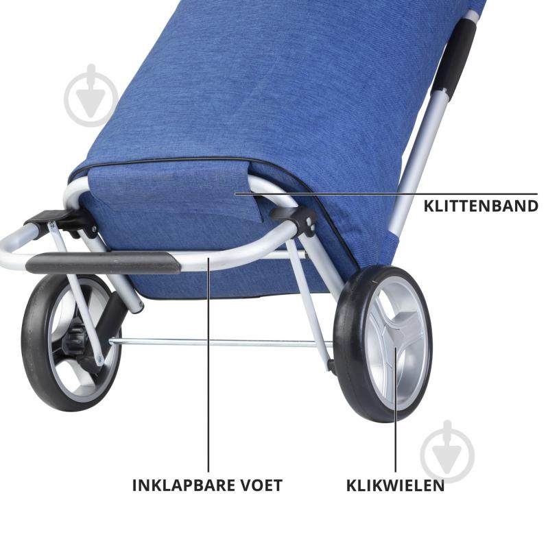 Сумка-тележка ShoppingCruiser Foldable 40 Blue 40 л синий - фото 8 Сумка-тележка ShoppingCruiser Foldable 40 Blue 40 л синий - фото 8