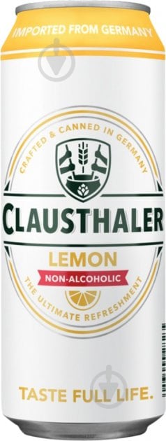 Пиво безалкогольне Clausthaler Lemon 0,5 л - фото 1