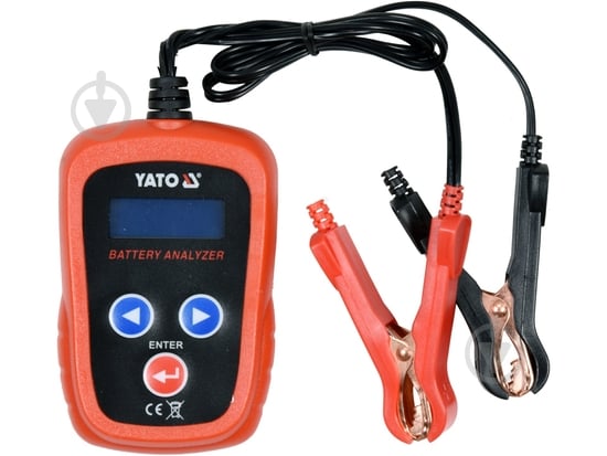 Тестер аккумулятора YATO 200-1200 A YT-83113 - фото 1 Тестер аккумулятора YATO 200-1200 A YT-83113 - фото 1