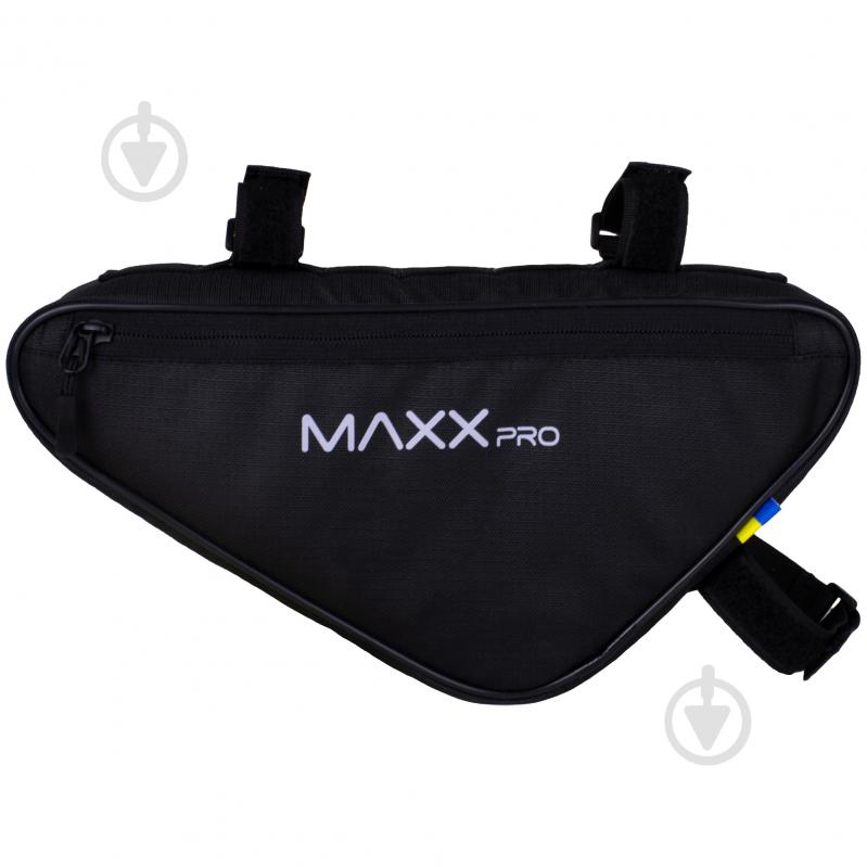 Сумка велосипедная MaxxPro SUR-004 Triangle_front_SK черный - фото 1
