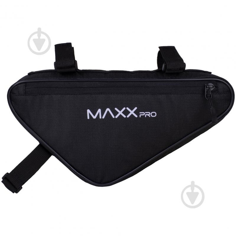 Сумка велосипедная MaxxPro SUR-004 Triangle_front_SK черный - фото 2
