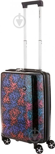 Чемодан CarryOn Oval Class (S) 502289 34 л черный с рисунком - фото 1