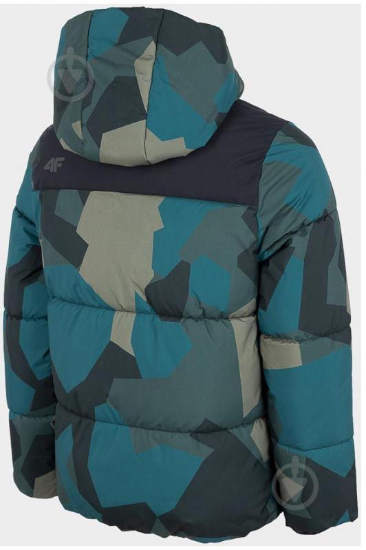 Куртка для хлопчиків демісезонна 4F JACKET JKUMP004 HJZ22-JKUMP004-90A камуфляж - фото 3