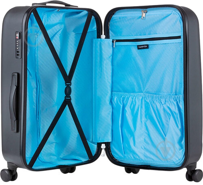Чемодан CarryOn Skyhopper (L) Black 502128 85 л черный - фото 4