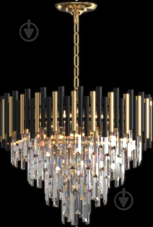 Люстра подвесная Sensio Diamond 8x40 Вт E14 A21 DL9192 - фото 2