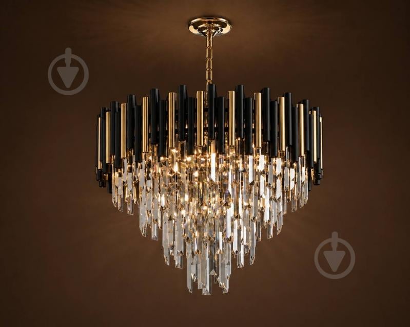 Люстра подвесная Sensio Diamond 8x40 Вт E14 A21 DL9192 - фото 1