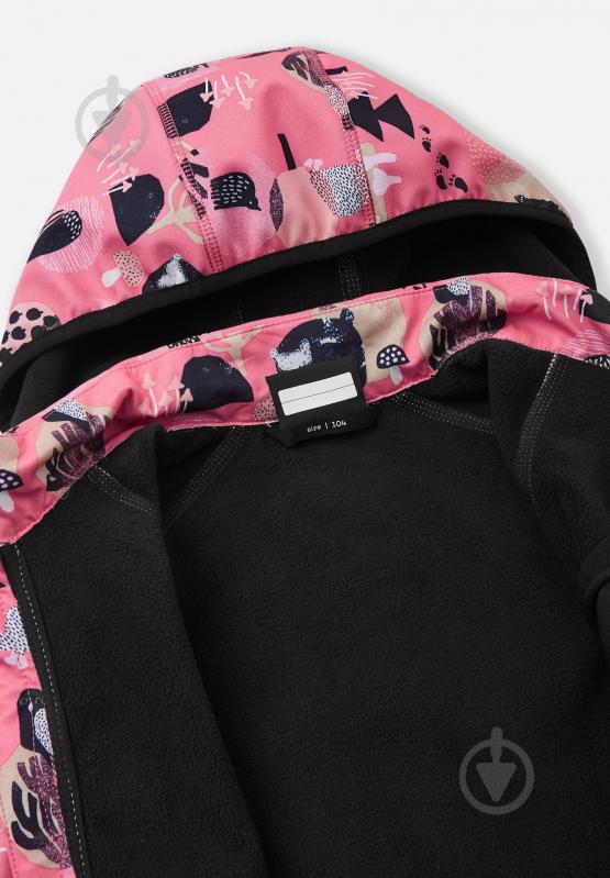 Куртка для девочек Reima Softshell Vantti р.104 коралловый 5100009B-4233 - фото 6 Куртка для девочек Reima Softshell Vantti р.104 коралловый 5100009B-4233 - фото 6