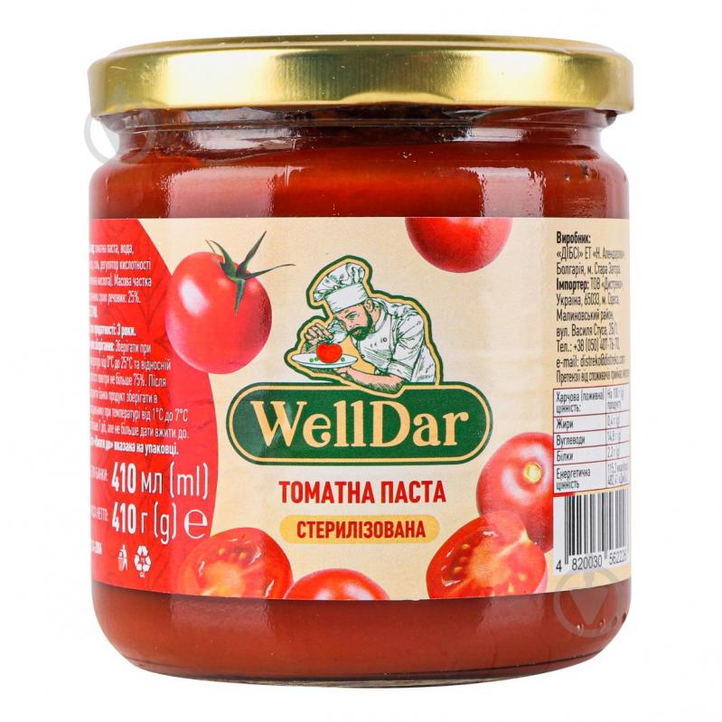 Паста томатна WellDar 410 г - фото 1
