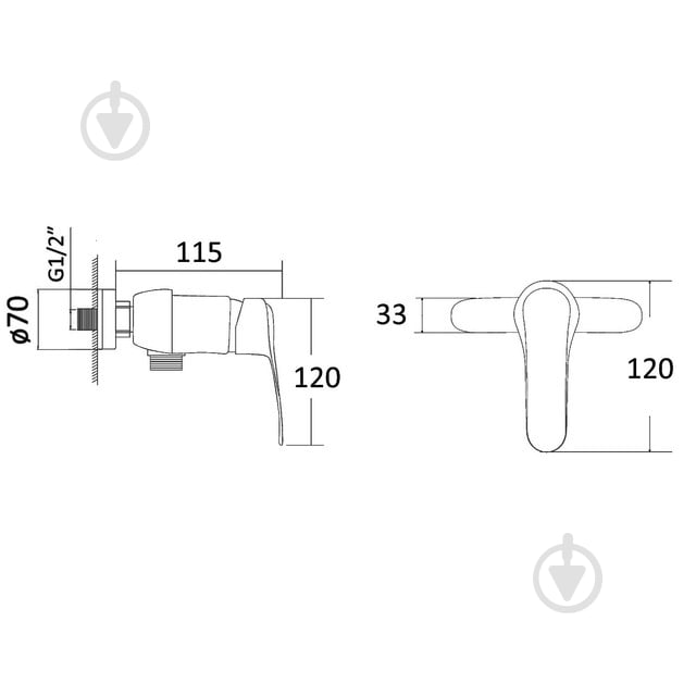 Смеситель для ванны RJ Jet RBZ071-3 - фото 2 Смеситель для ванны RJ Jet RBZ071-3 - фото 2