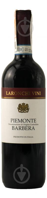 Вино LARONCHI VINI Piemonte Barbera красное сухое 0,75 л - фото 1