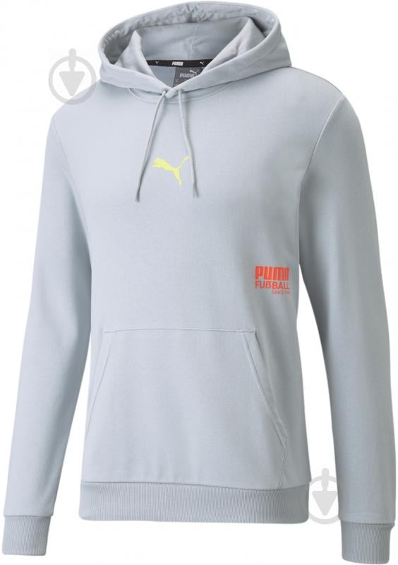 Джемпер Puma Fussball STREET Hoody 65759301 р. L світло-сірий - фото 1