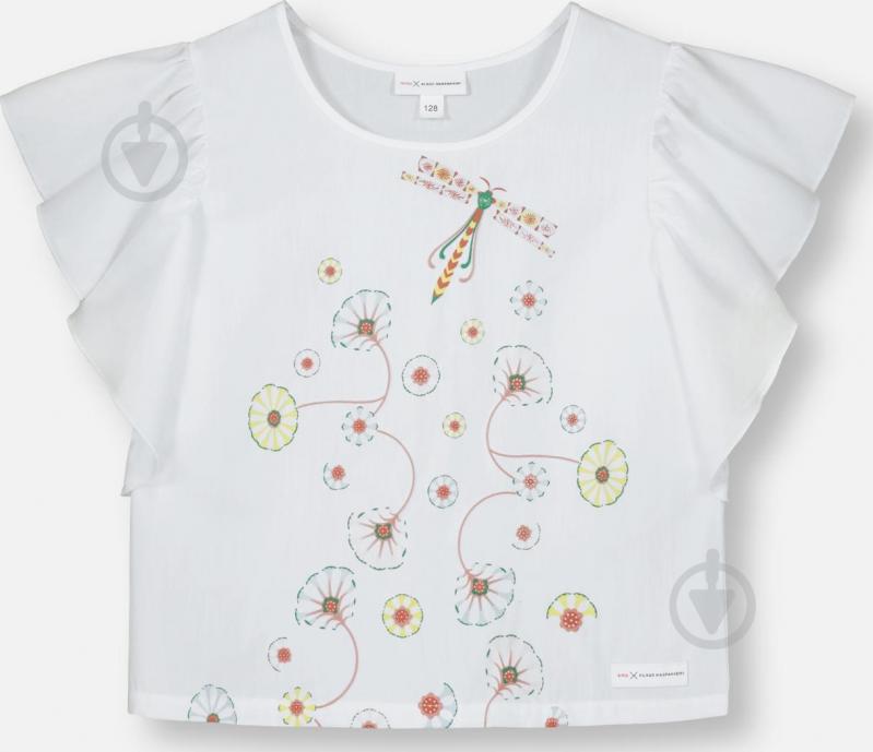 Блуза Reima Kullero р.110 білий 536740-011A - фото 1 Блуза Reima Kullero р.110 білий 536740-011A - фото 1