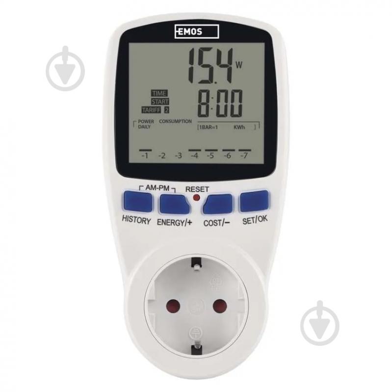 Ватметр Emos P5822 цифровий - фото 3 Ватметр Emos P5822 цифровий - фото 3