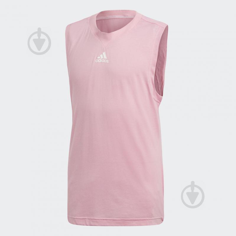 Майка Adidas YG ID TANK DV0304 розовый - фото 1