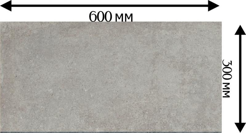 Плитка Zeus Ceramica Concrete Grigio ZNXRM8BR 30x60x9,2 см - фото 2