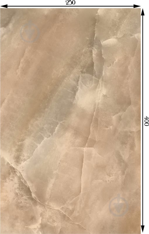 Плитка Golden Tile Onyx beige bottom И41061 25x40 см - фото 2