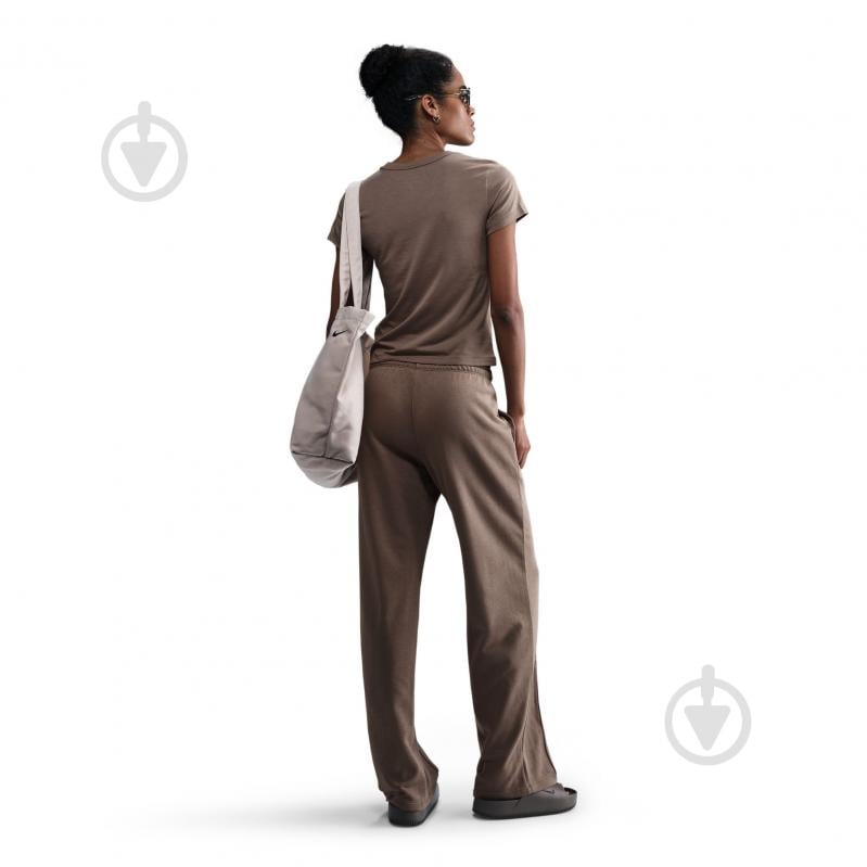 Футболка Nike W NSW NK CHLL KNT MD CRP FV5508-233 р.XS коричневый - фото 3