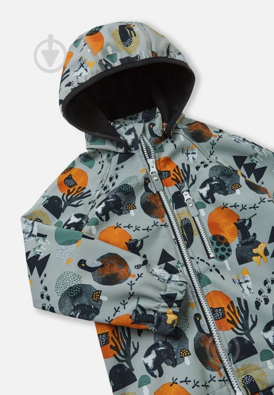 Куртка для хлопчиків Reima Softshell Vantti р.116 сірий 5100009B-9182 - фото 4 Куртка для хлопчиків Reima Softshell Vantti р.116 сірий 5100009B-9182 - фото 4