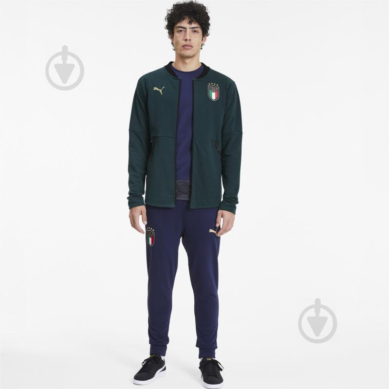 Джемпер Puma FIGC Casuals Jacket 75722503 р. L зелений - фото 5