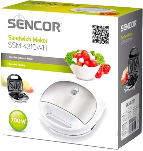 Сендвічниця Sencor SSM 4310WH - фото 4
