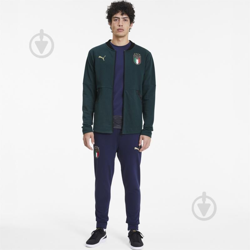 Джемпер Puma FIGC Casuals Jacket 75722503 р. S зеленый - фото 5