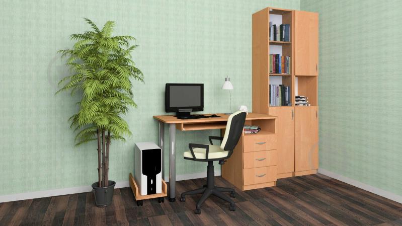 Стол компьютерный Компанит СКМ-9 венге - фото 2