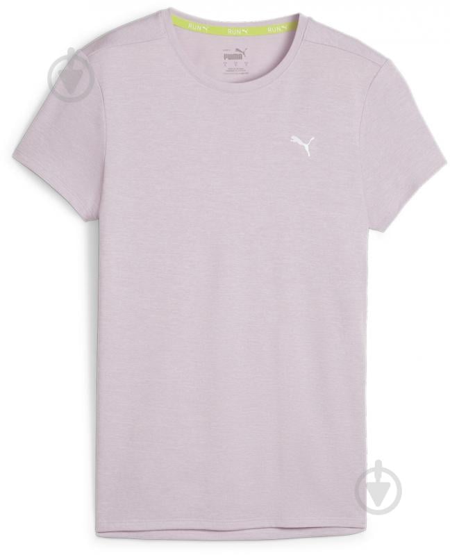 Футболка Puma RUN FAVORITE HEATHER SS TEE W 52316860 р.S розовый - фото 1