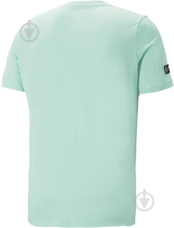 Футболка Puma MAPF1 LOGO TEE 53848208 р.L бірюзовий - фото 2