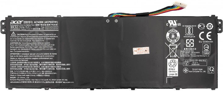 Аккумулятор PowerPlant NB410460 15,2 V 2200 mAh для Acer Aspire E15 ES1-512 Series (AC14B8K) - фото 1