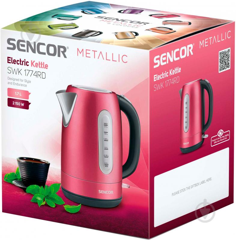 Электрочайник Sencor SWK 1774RD - фото 10