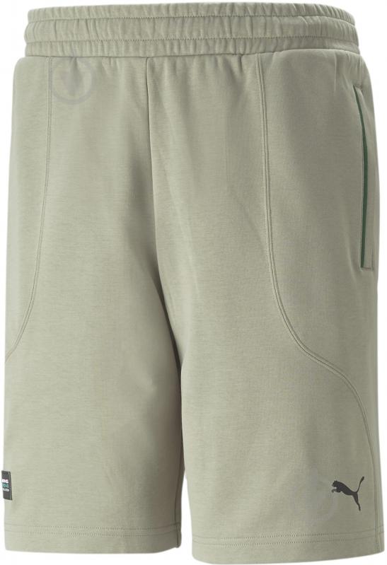 Шорты Puma MAPF1 SWEAT SHORTS 53847407 р. L бежевый - фото 1