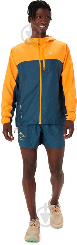 Куртка мужская Asics FUJITRAIL PACKABLE WINDBREAKER 2011C991_800 р.M оранжевая - фото 13