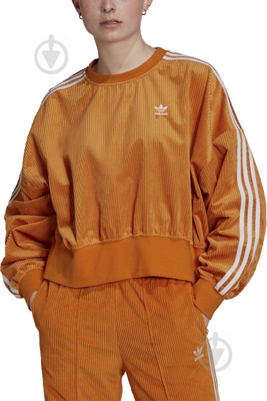 Світшот Adidas SWEATSHIRT H37847 р. 40 помаранчевий - фото 1