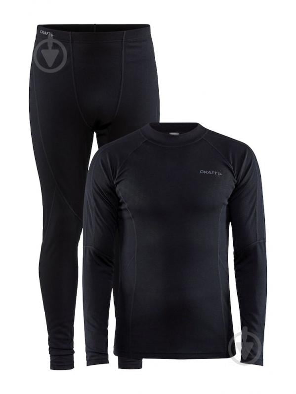 Комплект термобілизни Craft CORE WARM BASELAYER SET M 1909709-999000 р.S чорний - фото 7