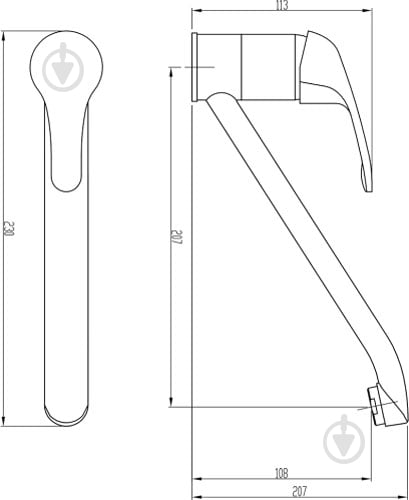 Смеситель для кухни GH Melode 20.10.123 - фото 4