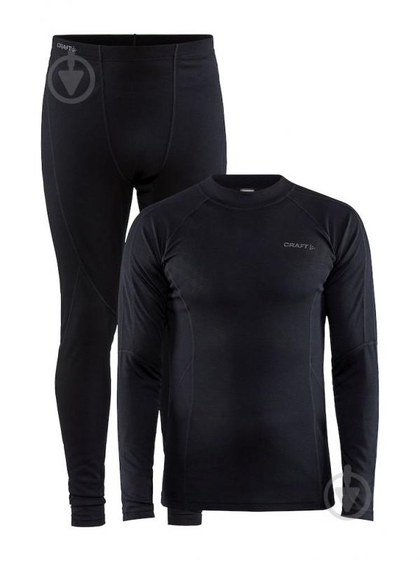 Комплект термобелья Craft CORE WARM BASELAYER SET M 1909709-999000 р.XL черный - фото 7