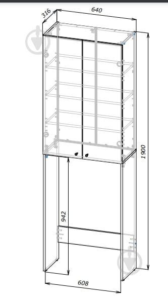 Шафа Doros надставна Лола - фото 9