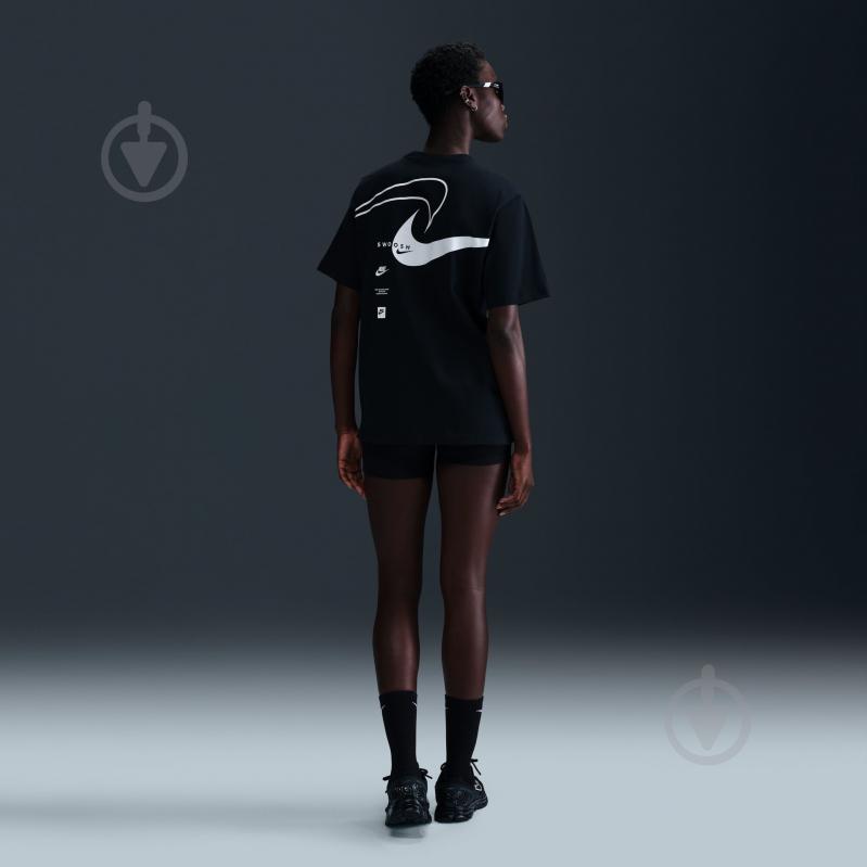 Футболка Nike W NSW CLUB SS TEE OC SWOOSH HQ1698-010 р.XS чорний - фото 7