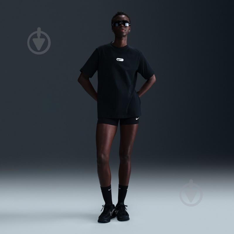 Футболка Nike W NSW CLUB SS TEE OC SWOOSH HQ1698-010 р.XS чорний - фото 8
