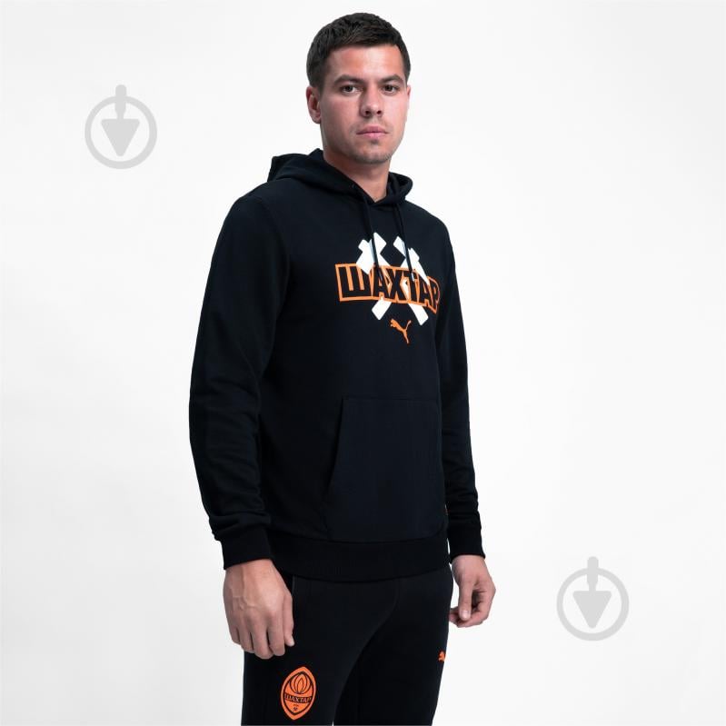 Джемпер Puma FCSD FtblCore Hoody 76412302 р. S чорний - фото 3