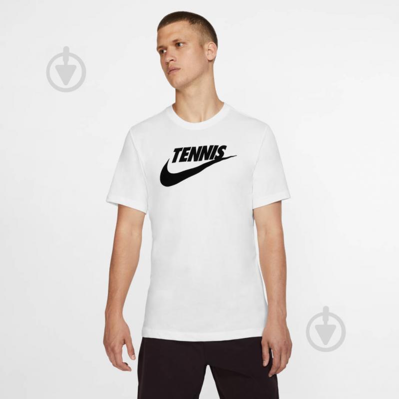 Футболка Nike M NKCT TEE DFCT TENNIS GFX CJ0429-100 р.M белый - фото 3