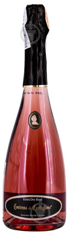 Вино игристое ARIONE Contessa di Castiglione Extra Dry Rose розовое экстра драй 0,75 л - фото 1