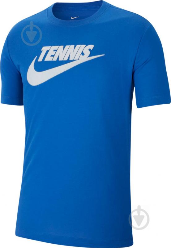 Футболка Nike M NKCT TEE DFCT TENNIS GFX CJ0429-481 р.2XL синій - фото 1