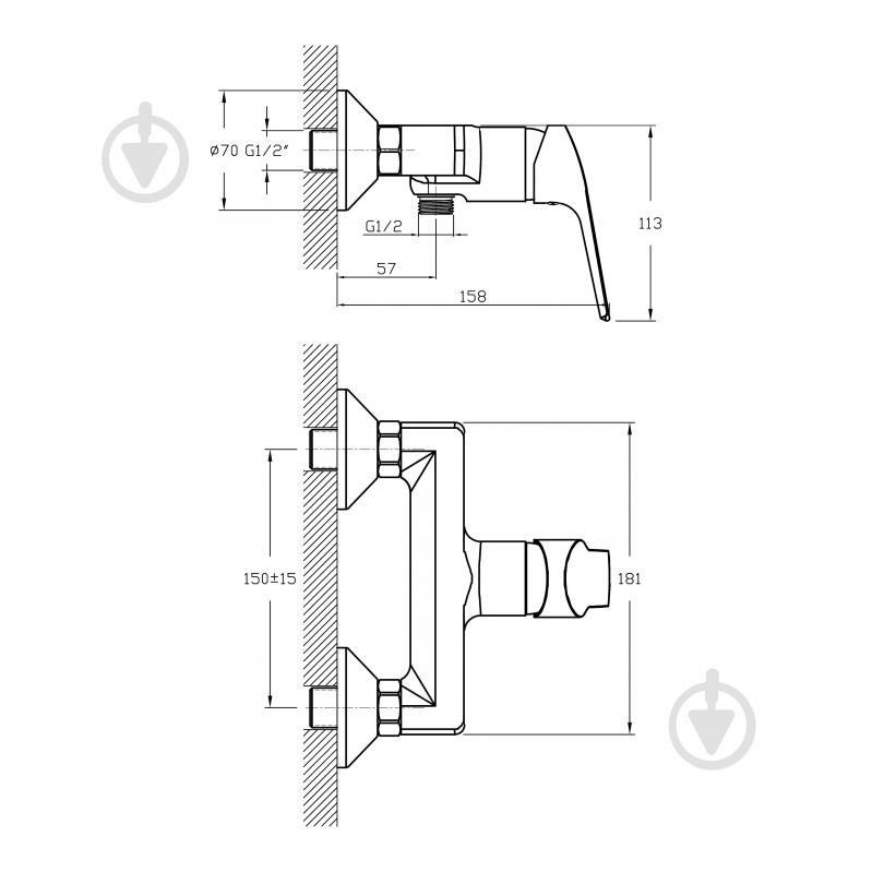 Смеситель для душа Koller Pool Twist TW0400 - фото 4 Смеситель для душа Koller Pool Twist TW0400 - фото 4